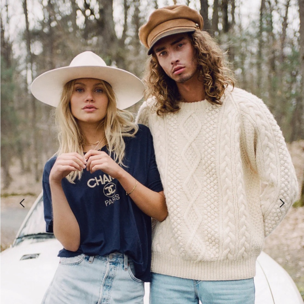 LACK OF COLOR montana hat in bone NWT